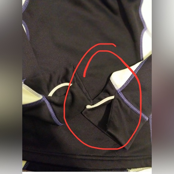 Women FILA Black Neon Yellow 1/4 Zip Jacket Medium - Picture 4 of 4